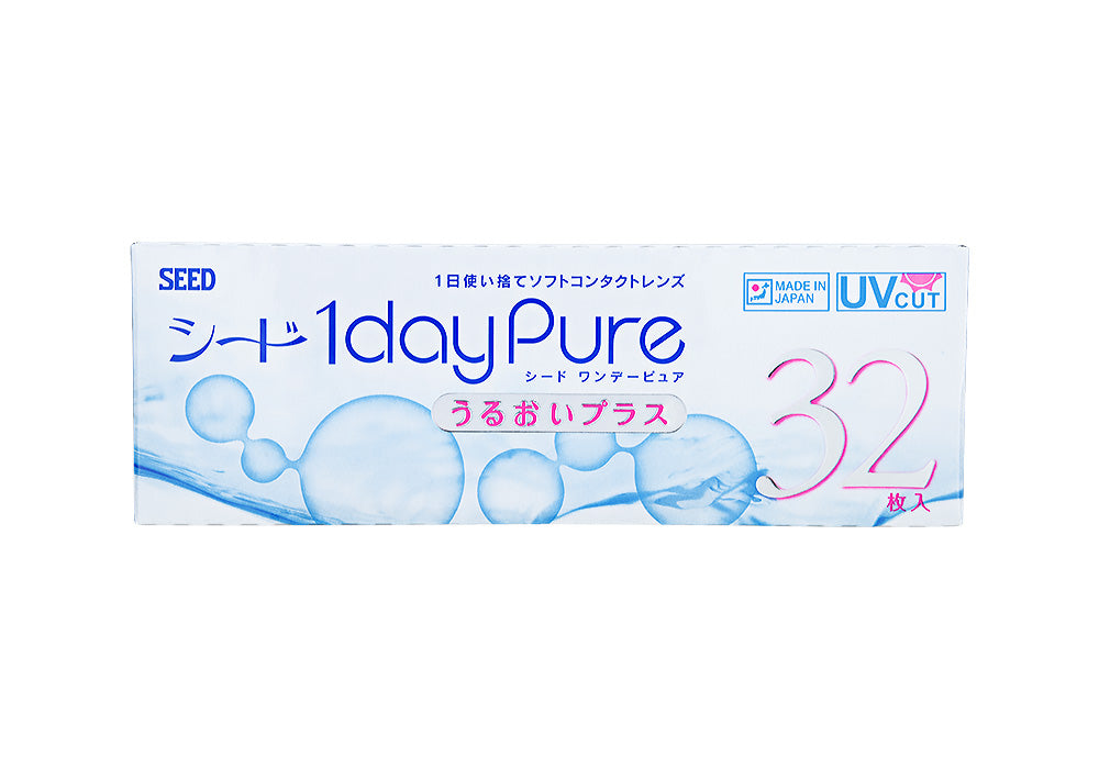 シード 1dayPure うるおいプラス (seed ワンデーピュア うるおいプラス) 1日使い捨て 32枚入り