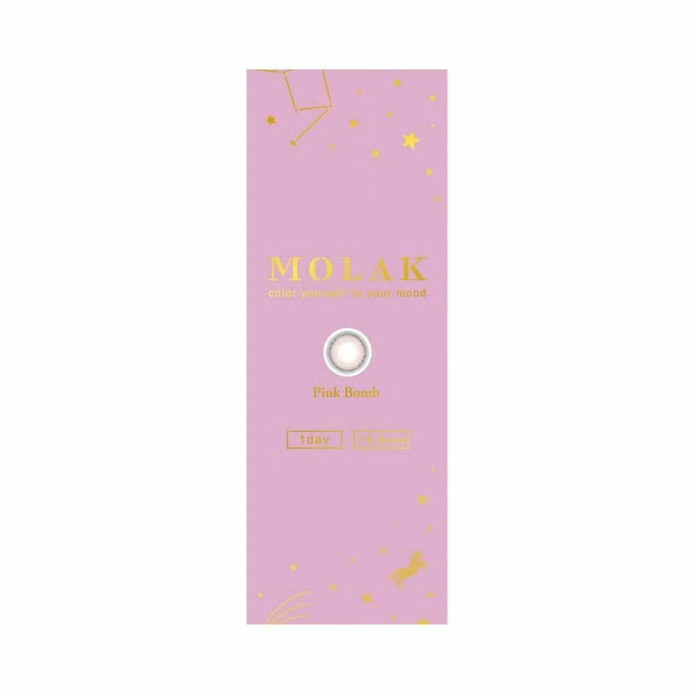 MOLAK(モラク) ワンデー ピンクボム 1日使い捨て 処方箋不要 30枚入り
