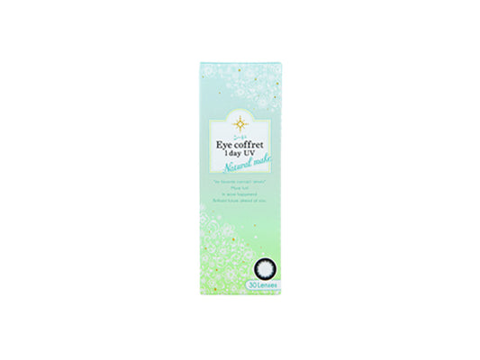 Eyecoffret 1day UV ナチュラルメイク (seed アイコフレ ナチュラルメイク) 1日使い捨て 処方箋不要 30枚入り