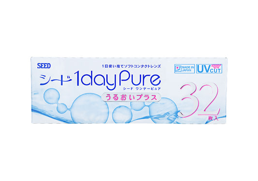 シード 1dayPure うるおいプラス (seed ワンデーピュア うるおいプラス) 1日使い捨て 32枚入り