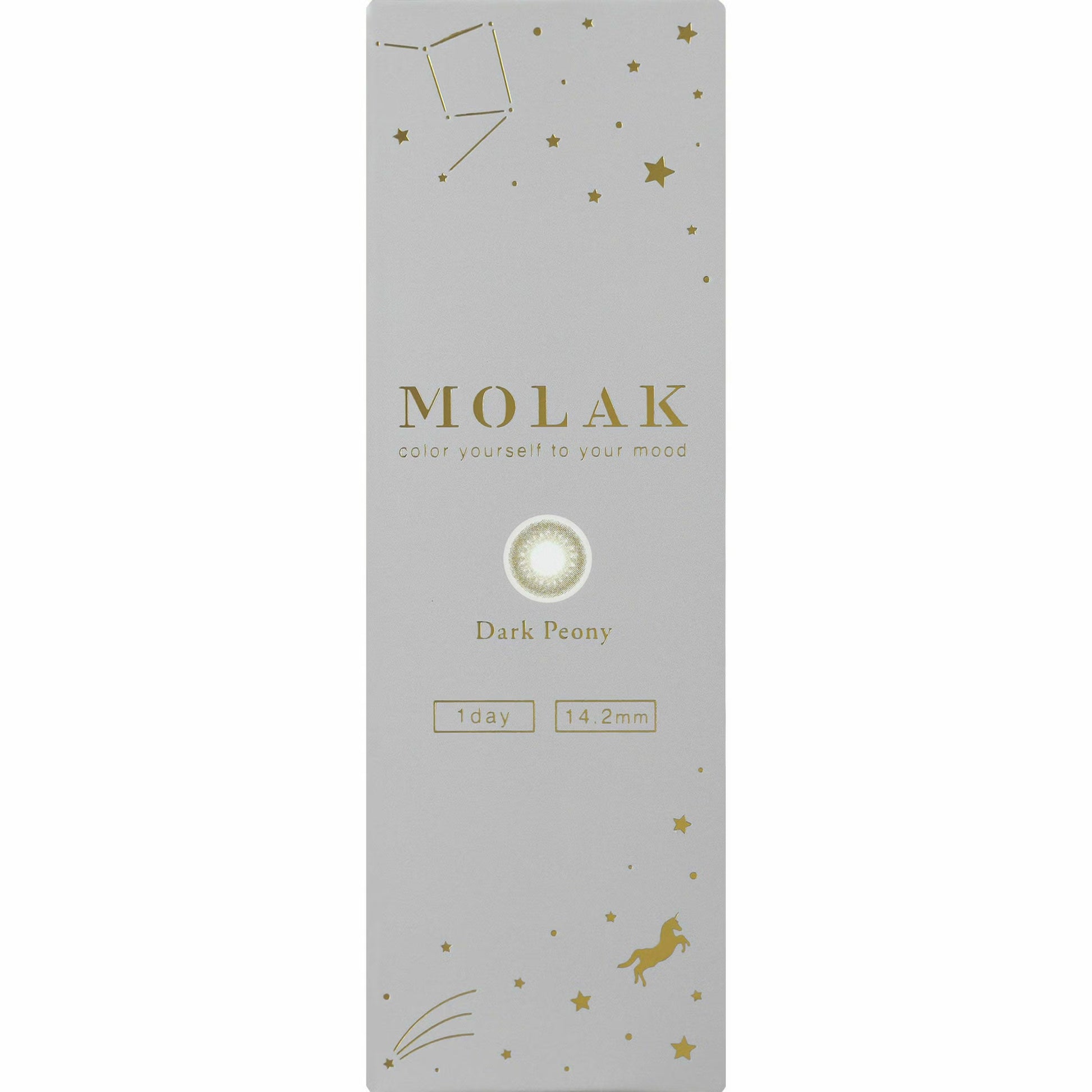 MOLAK(モラク) ワンデー ダークピオニー 1日使い捨て 処方箋不要 10枚入り