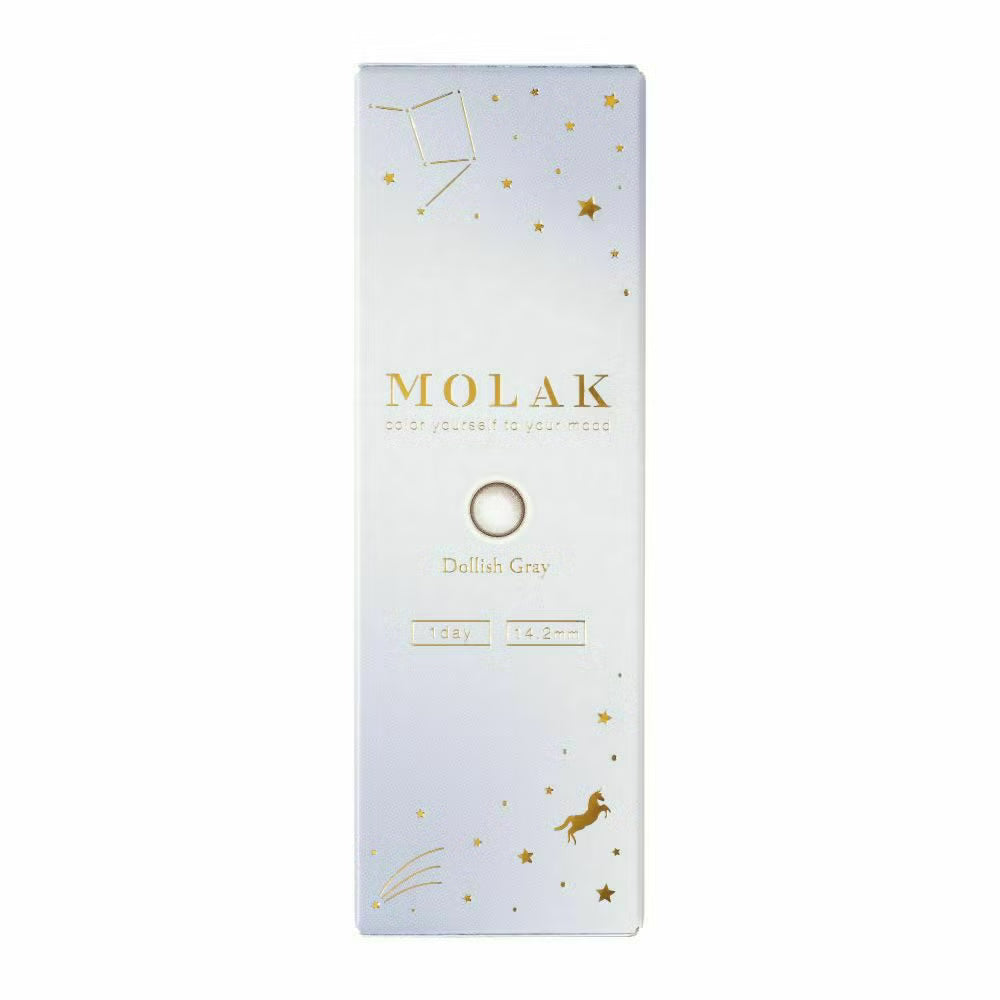MOLAK(モラク) ワンデー ドーリッシュグレー 1日使い捨て 処方箋不要 10枚入り