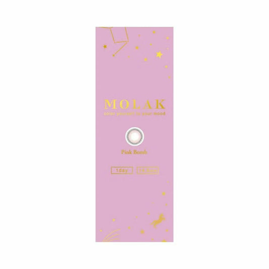 MOLAK(モラク) ワンデー ピンクボム 1日使い捨て 処方箋不要 30枚入り